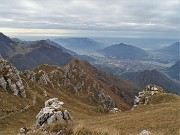 Monte Due Mani (1656 m) con Cima Muschiada (1458 m) dalla Culmine S. Pietro il 21 ottobre 2020- FOTOGALLERY 